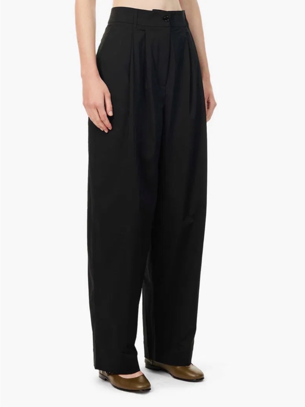 Reformation x Laura Harrier Danielle belt loops stretch-woven trousers